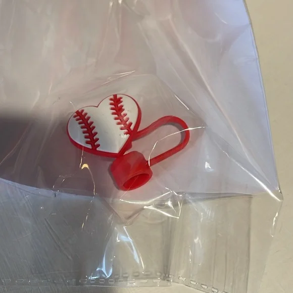 Large Red and Blue Baseball Tumbler 30oz. - Picture 3 of 7